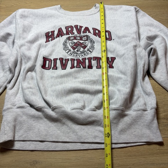 Vintage Harvard University Crewneck Sweatshirt Logo L Champion Pullover Y2K - Picture 2 of 8